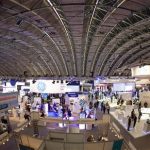 A general view of the European Society of Cardiology meeting venue is seen in Amsterdam