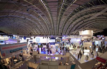 A general view of the European Society of Cardiology meeting venue is seen in Amsterdam