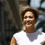 Lopez arrives at ceremony for unveiling of her star on the Walk of Fame in Hollywood