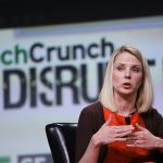 Marissa Mayer, President and CEO of Yahoo!, speaks on stage during a fireside chat session at TechCrunch Disrupt SF 2013 in San Francisco, California