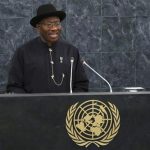 Nigeria's President Goodluck Jonathan addresses the 68th United Nations General Assembly at U.N. headquarters in New York