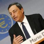 European Central Bank President Draghi addresses the monthly ECB news conference in Frankfurt