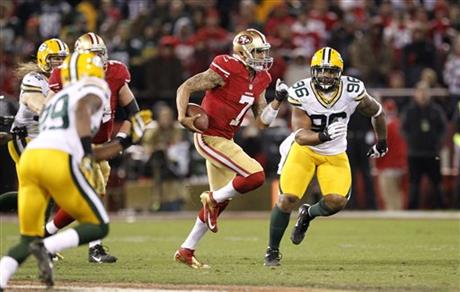 San Francisco 49ers quarterback Colin Kaepernick