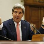 U.S. Secretary of State John Kerry testifies at a U.S. House Foreign Affairs Committee hearing on Syria on Capitol Hill in Washington