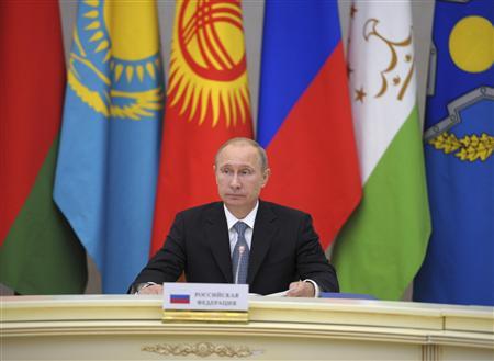 Russian President Putin takes part in a meeting of leaders of the Collective Security Treaty Organisation in Sochi