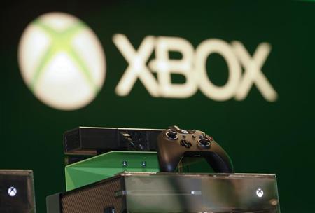 A Xbox One is pictured at the Microsoft Games exhibition stand during the Gamescom 2013 fair in Cologne