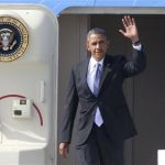 U.S. President Barack Obama waves as he arrives to take part in the G20 Summit in St. Petersburg