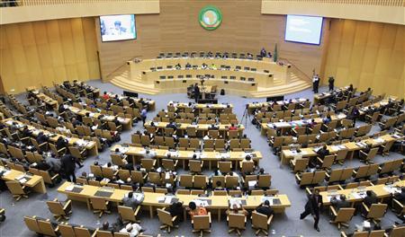 A general view of the opening session of Heads of States and Government of the African Union on the case of African relationship with the ICC in Addis Ababa