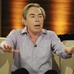 Composer Webber speaks during the German game show "Wetten Dass" (Bet it...?) in Salzburg