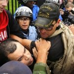 Angry protests
