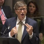Bill Gates speaks during the Millennium Development Goals event at U.N. Headquarters in New York