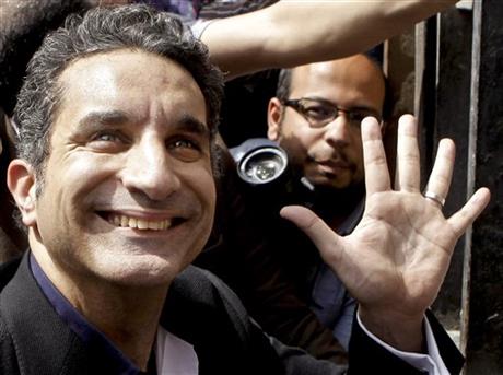 Egyptian television satirist Bassem Youssef