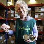 Food bank volunteer Diana Grant