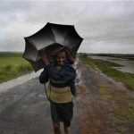 India, large cyclone nears