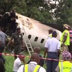 Plane crashes