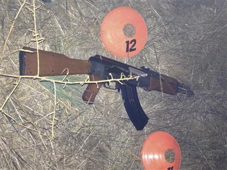 Sonoma County Sheriff's office photo shows replica of assault weapon that teenage boy was carrying before he was shot by Sonoma County Deputies in Santa Rosa