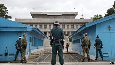 The six men were returned via Panmunjom