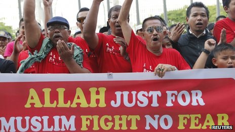 Using Allah, Malaysia
