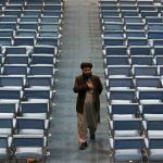 A member of the Loya Jirga leaves on the last day of the Loya Jirga, in Kabul