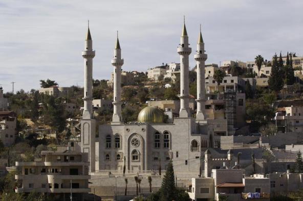 A new mosque with four minarets