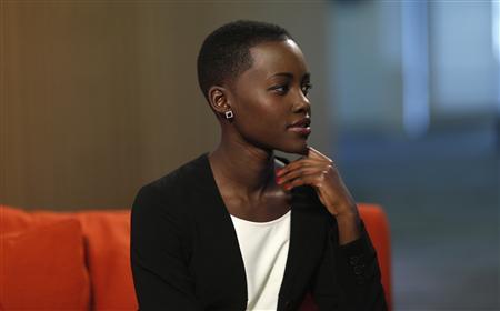 Nyong'o, who stars in movie "12 Years a Slave," poses for a portrait in Los Angeles