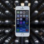 Apple's new iPhone 5S is displayed at an Apple shop in Tokyo's Ginza shopping district
