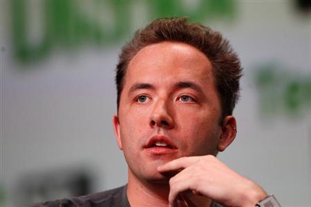 Dropbox CEO Houston speaks at TechCrunch Distrupt 2013 in San Francisco