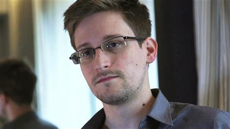 File photo of NSA whistleblower Edward Snowden, an analyst with a U.S. defence contractor, being interviewed by The Guardian in his hotel room in Hong Kong