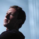 Zuckerberg sits for audience questions in an onstage interview for the Atlantic Magazine in Washington