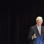 Former U.S. President Bill Clinton speaks at the Annual Freedom Award Benefit Event hosted by the International Rescue Committee at the Waldorf-Astoria in New York
