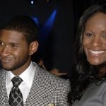 Grammy award winner Usher Raymond and wife his Tameka Foster