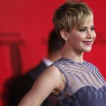 Lawrence poses at the premiere of "The Hunger Games: Catching Fire" in Los Angeles
