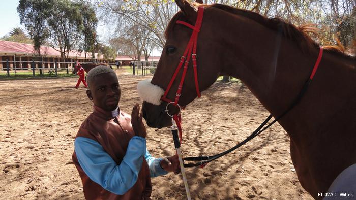 S'manga Khumalo the first black jockey