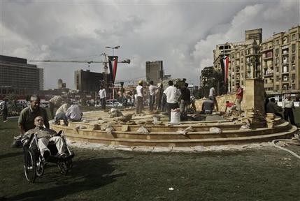 Mideast Egypt Tahrir Memorial