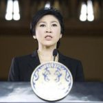 Thailand's Prime Minister Yingluck Shinawatra speaks during a news conference at the Government House in Bangkok