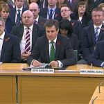 Britain's intelligence chiefs give their first ever public testimony at parliament in London