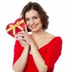 Woman Holding A Gift Box1
