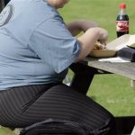 a person eats in London