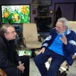 Fidel Castro, right, Ignacio Ramonet
