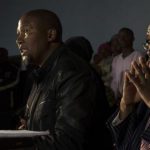 Mandla, grandson of Nelson Mandela, talks to journalists during a news conference in Mvezo