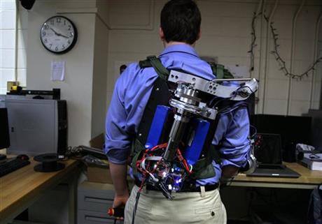 Nick McGill wears the Titan Arm