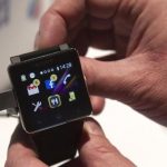 A Sony SmartWatch2 is displayed during the 2014 International Consumer Electronics Show (CES) in Las Vegas