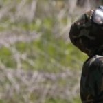 A U.S. soldier participates in a decontamination training against possible chemical, biological, radiological and nuclear threats at Steel Zenith Field Training Exercise in Yeoncheon