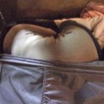 Handout U.S. Customs and Border Protection photo shows a woman in a suitcase