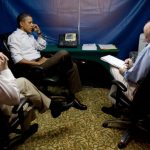 Barack Obama inside a SCIF