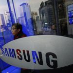 A man walks out of Samsung Electronics' headquarters in Seoul