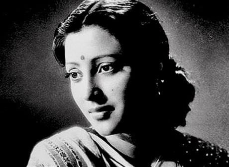 Indian Bollywood actress Suchitra Sen in Kolkata