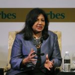 India's Biocon Ltd Chairman and Managing Director Kiran Mazumdar-Shaw speaks during the Forbes Global CEO Conference in Kuala Lumpur