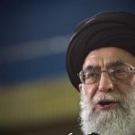 Iran's Supreme Leader Ayatollah Ali Khamenei speaks live on television after casting his ballot in the Iranian presidential election in Tehran