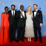 Lupita Nyong'o, Chiwetel Ejiofor, Steve McQueen, Sarah Paulson and Michael Fassbender